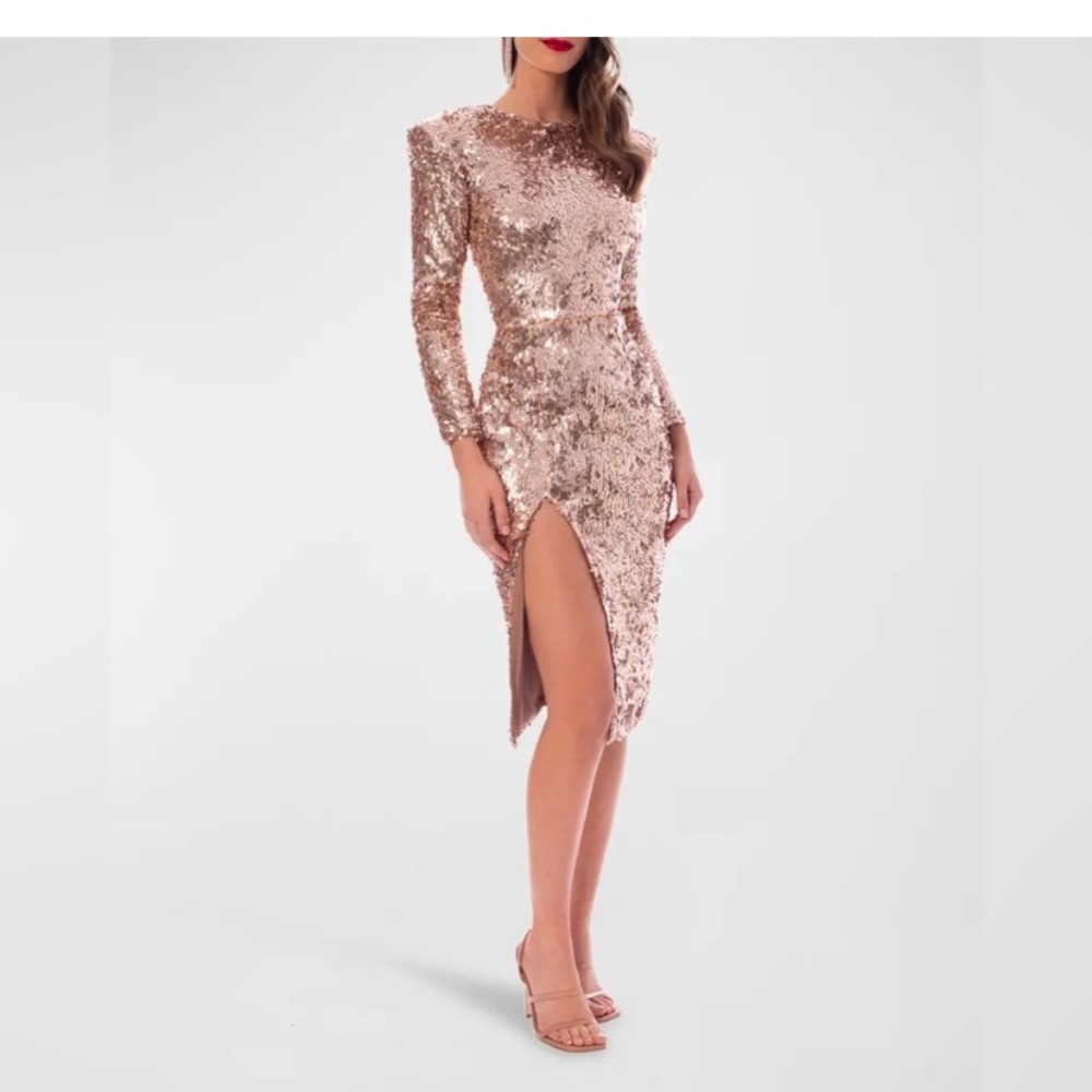 NEW Helsi Valen sequin dress long sleeve small s